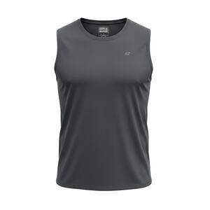 EZRUN Men's Gray Athletic Sleeveless Performance Tank Top 3XL